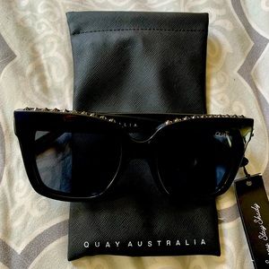 Quay Australia “Icy” studded sunglasses
